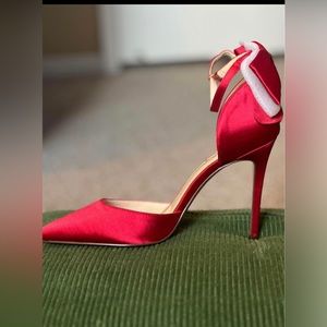 Jessica Simpson red high heels